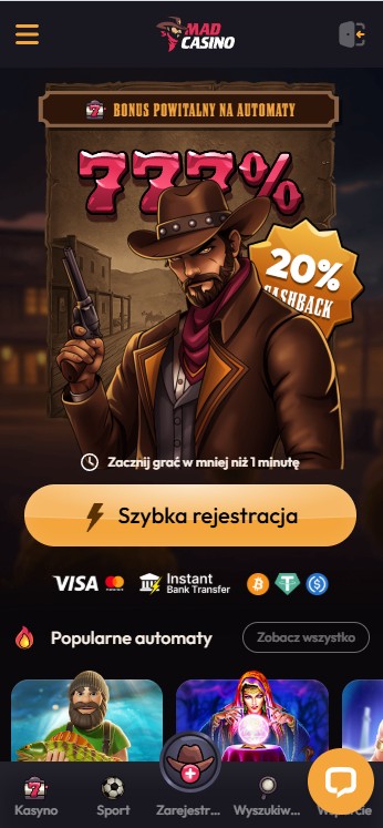 MadCasino strona główna