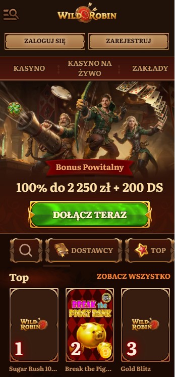 Wild Robin strona główna
